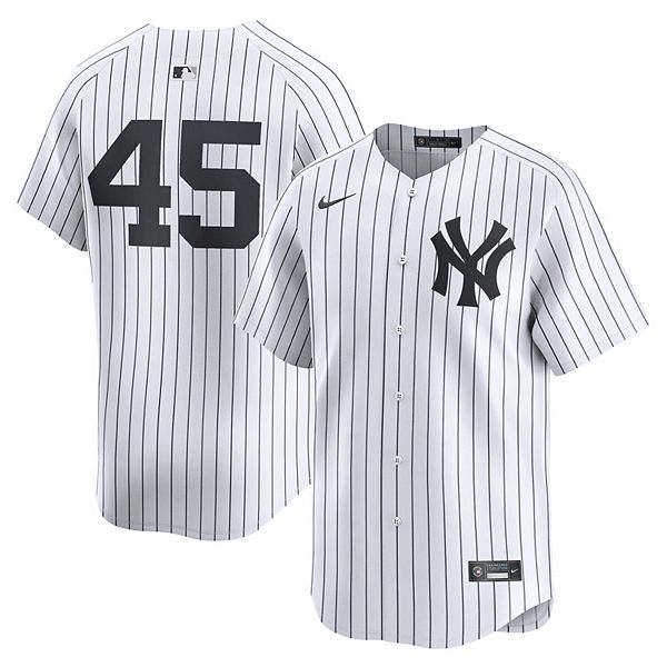 

Мужская белая домашняя лимитированная футболка Gerrit Cole New York Yankees Nike