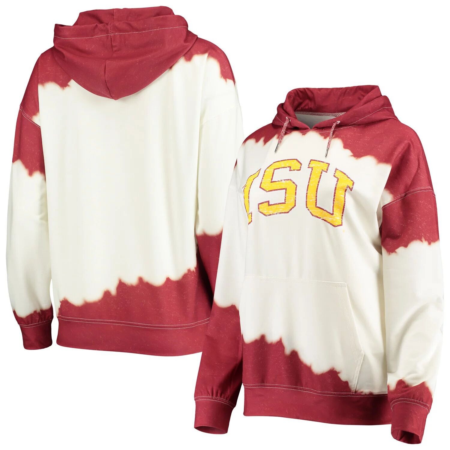 

Женский пуловер с капюшоном Gameday Couture белого цвета/Cardinal Iowa State Cyclones For the Fun, окрашенный двойным погружением, Белый, Женский пуловер с капюшоном Gameday Couture белого цвета/Cardinal Iowa State Cyclones For the Fun, окрашенный двойным