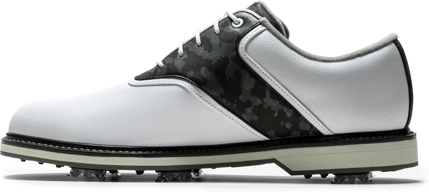 Мужские гольф-туфли FootJoy FJ Originals, белый/серый/мультиколор — фото 3