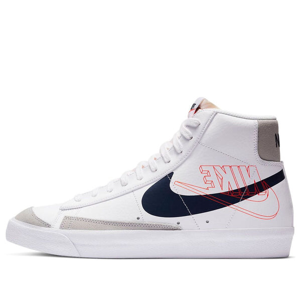

Кроссовки blazer mid '77 vintage 'reverse logo' Nike, белый