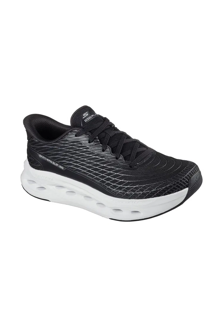 Кроссовки мужские, максимальная амортизация, Glide-Step Skechers, белый/черный — фото 3