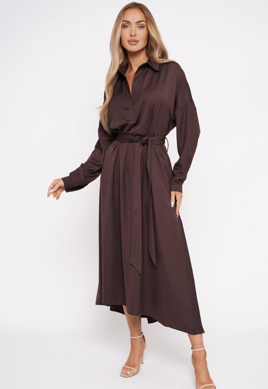 

Платье lemoniade Shirt dress, Czekoladowy/Dark Brown