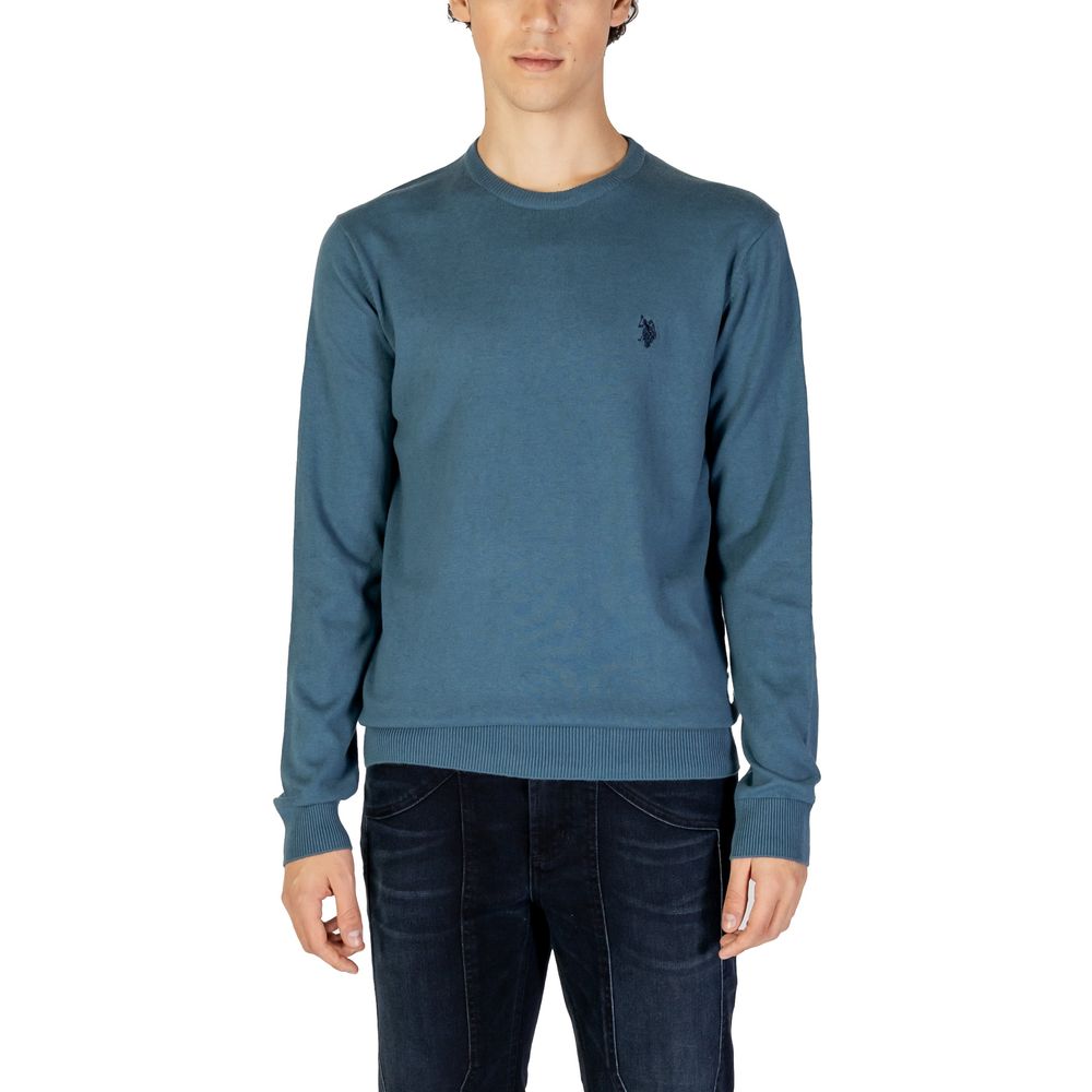 

Синий хлопковый свитер U.S. Polo Assn.