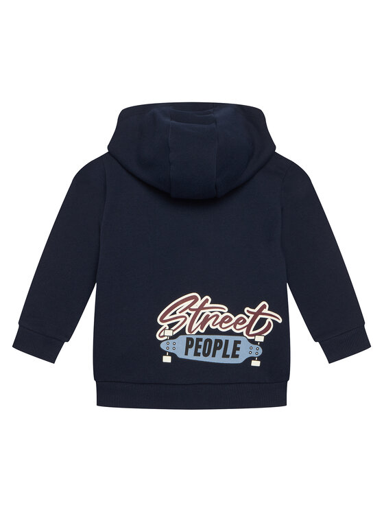 Свитшот relaxed fit 3J68G503Y United Colors Of Benetton, синий — фото 2
