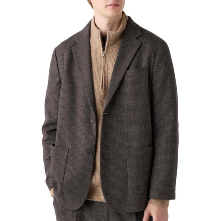 

UNIQLO Деловой костюм унисекс темно-коричневый