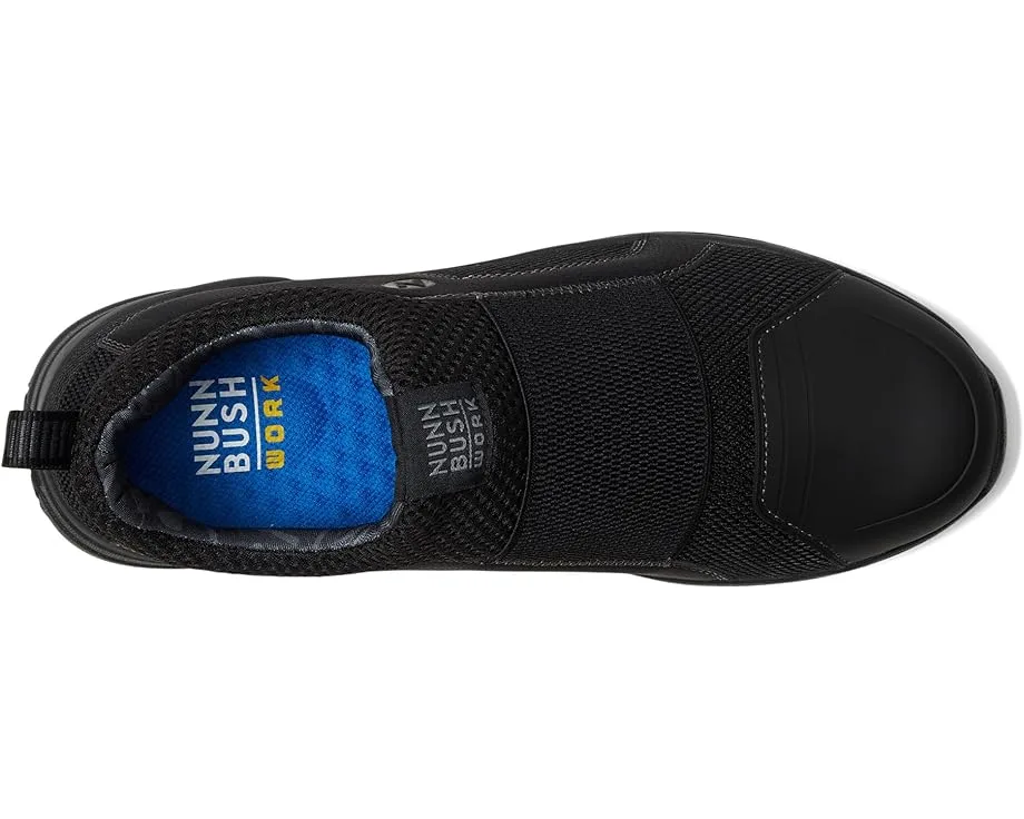Ботинки Nunn Bush Grazie AP1 Work Slip-On Slip-Resistant Work Shoe EZ On Athletic Style Sneaker, Black — фото 2
