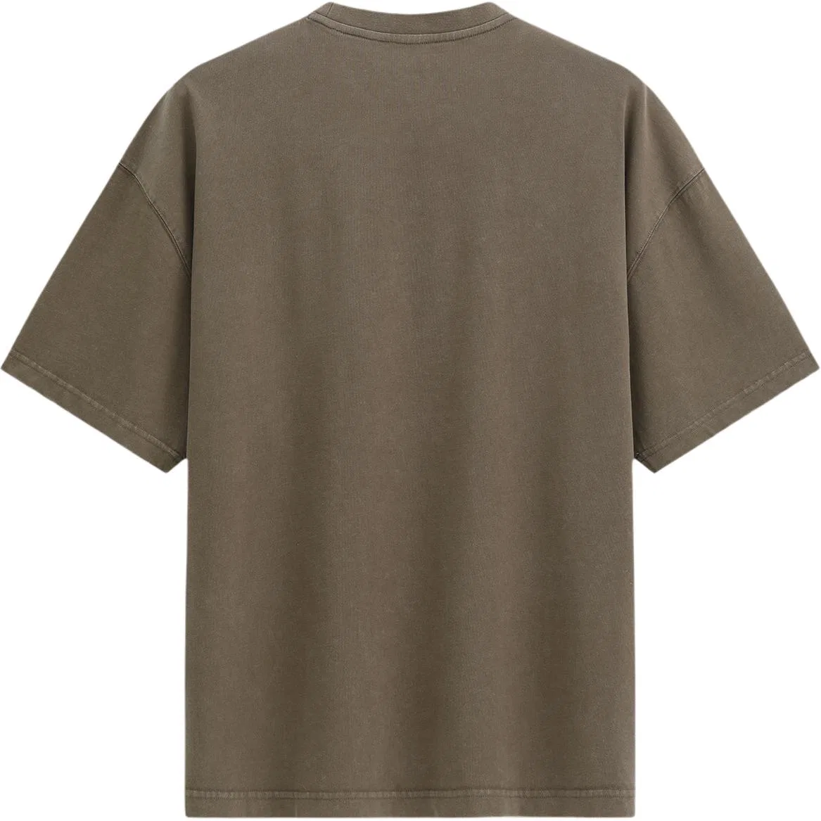 Футболка унисекс crew neck moderate GAP, Umber — фото 3