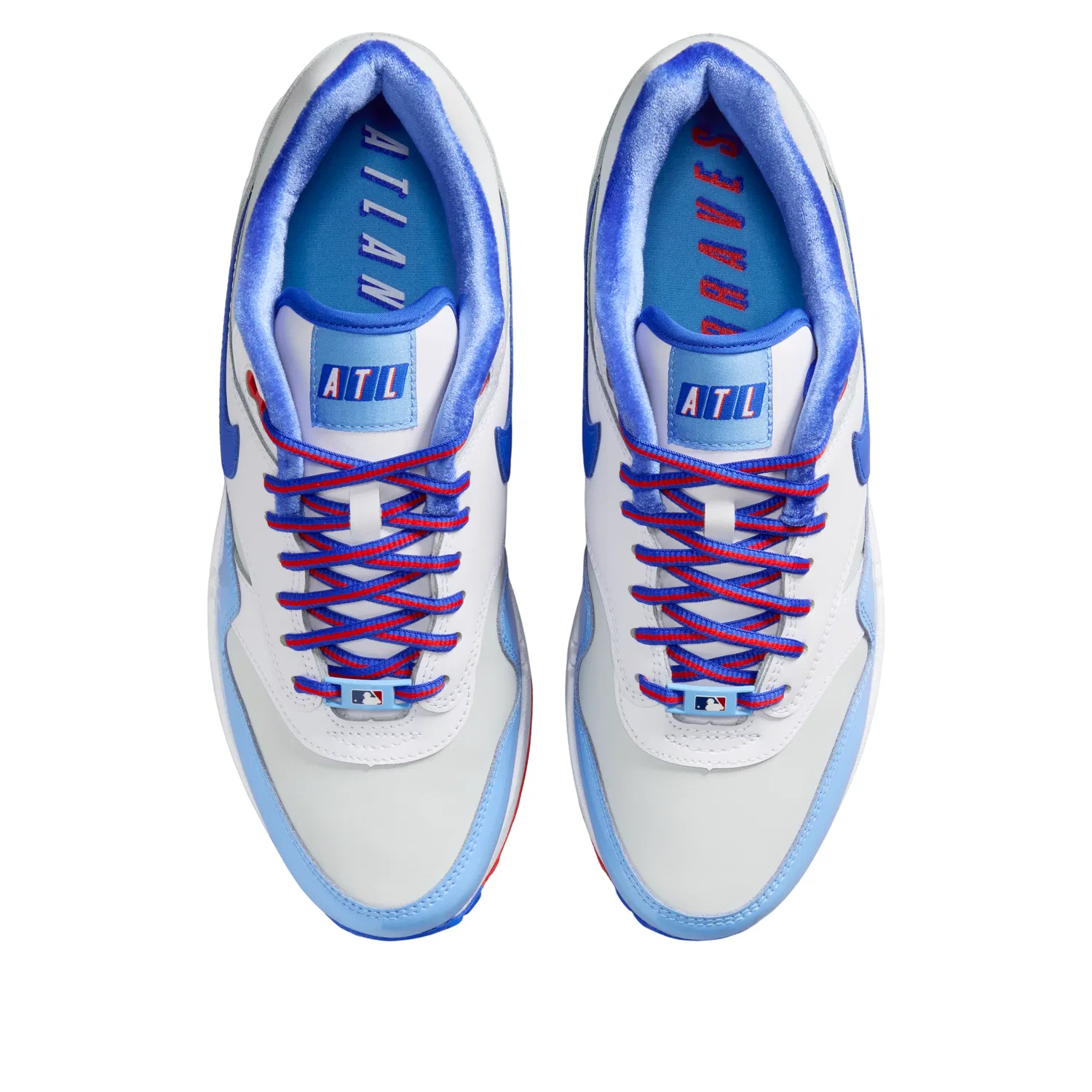 Кроссовки Nike Air Max 1 'Braves' IQ2932-100, синий — фото 2