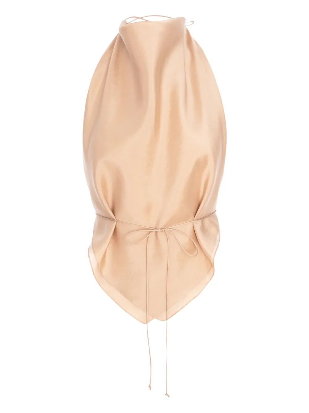 

Топ на завязках вокруг шеи Manuri, нейтральный