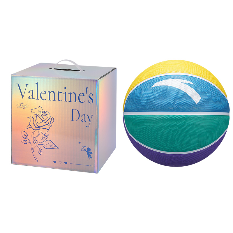 

ANTA Резиновый баскетбольный мяч china blue green purple yellow multicolor размер 5 7 тренировочный unisex