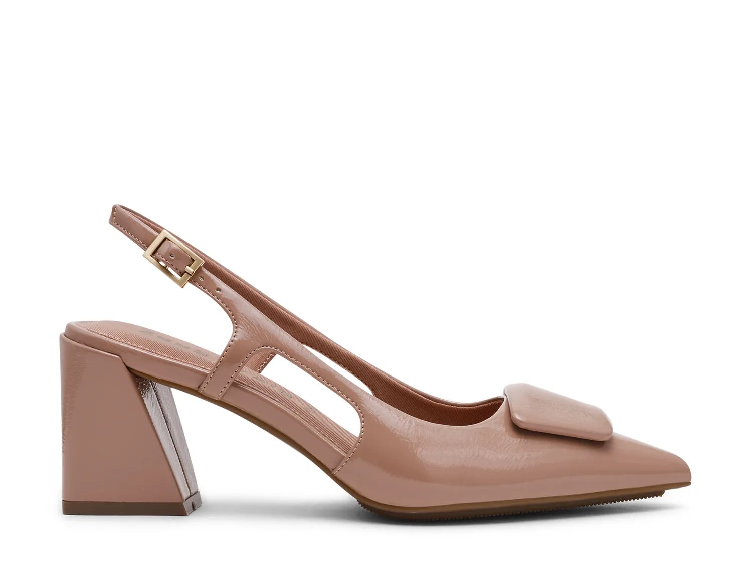 Туфли Anne Klein Renetta Pump, Tan Crinkle Patent — фото 4