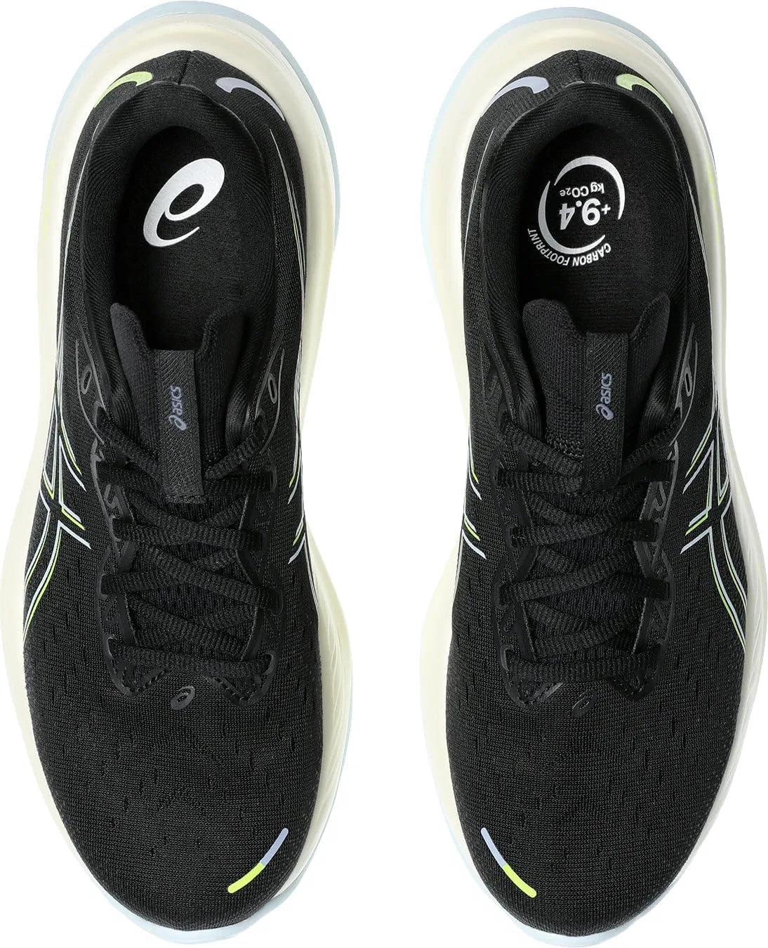 Мужские беговые кроссовки ASICS Gel-Cumulus 26, Black Safety Yellow — фото 4