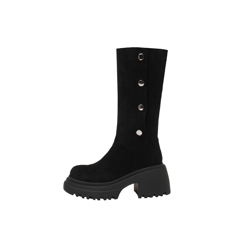 Сапоги женские AIQINISHA, Black