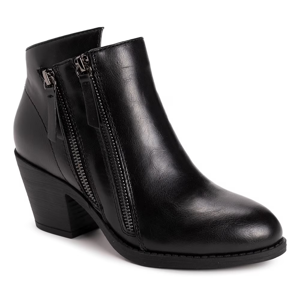 Ботильоны на блочном каблуке Yellowstone Yardley от Muk Luks, black