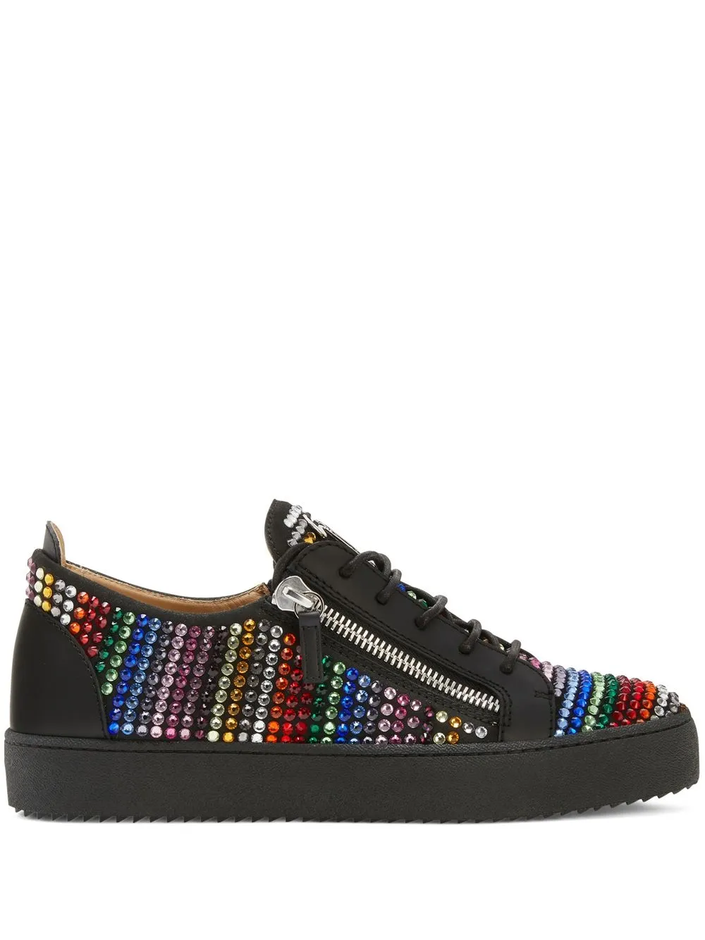 

Кроссовки Frankie Strass Giuseppe Zanotti, черный