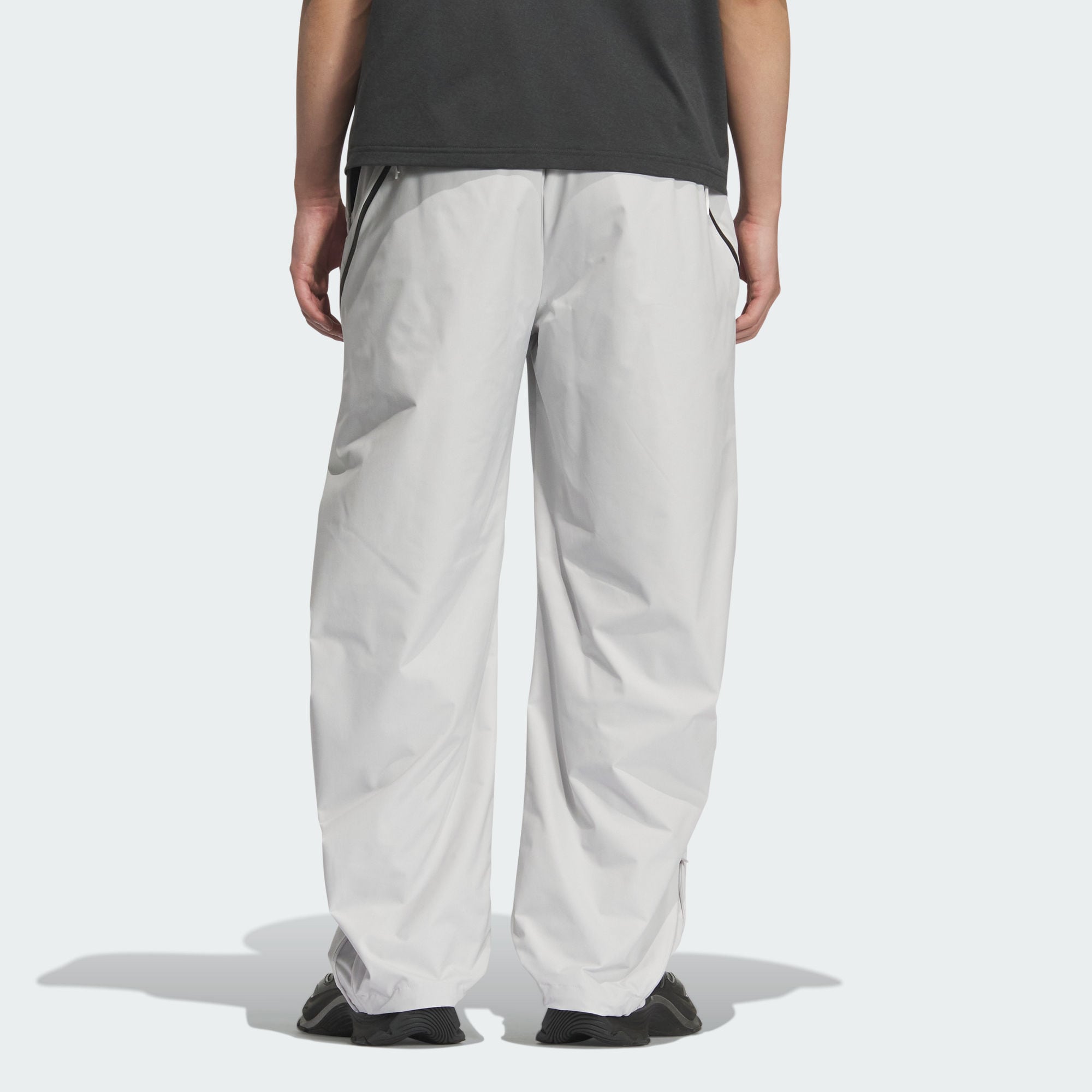 FOS FUTURE STYLE WOVEN TROUERRS спортивные штаны мужские Adidas, светло-серый — фото 4
