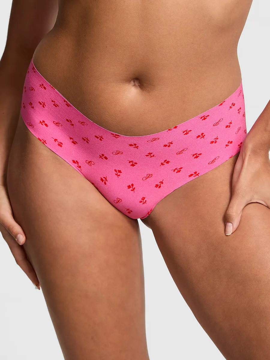 

Непоказывающиеся дерзкие трусики Pink, цвет Carmine Rose Floral Logo Print
