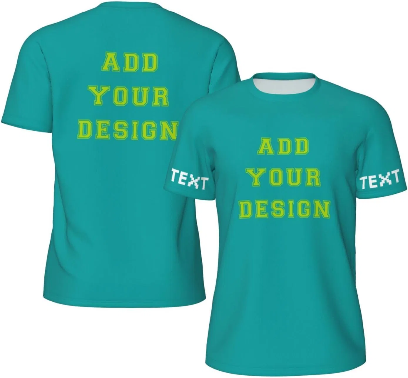 Футболка с фотографией, бренд Generic, цвет Teal