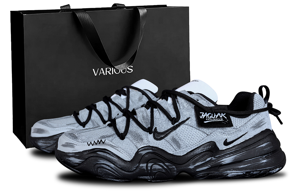 

Nike Tech Hera износостойкие и легкие низкие кроссовки Casual Unisex Gray