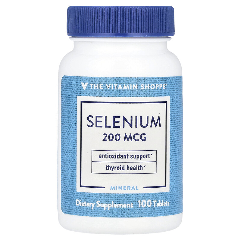 

The Vitamin Shoppe, Селен, 100 таблеток
