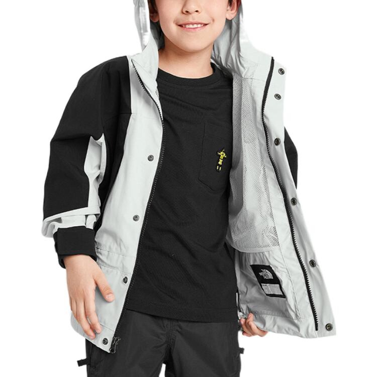 THE NORTH FACE Детская уличная куртка, цвет Gray — фото 4