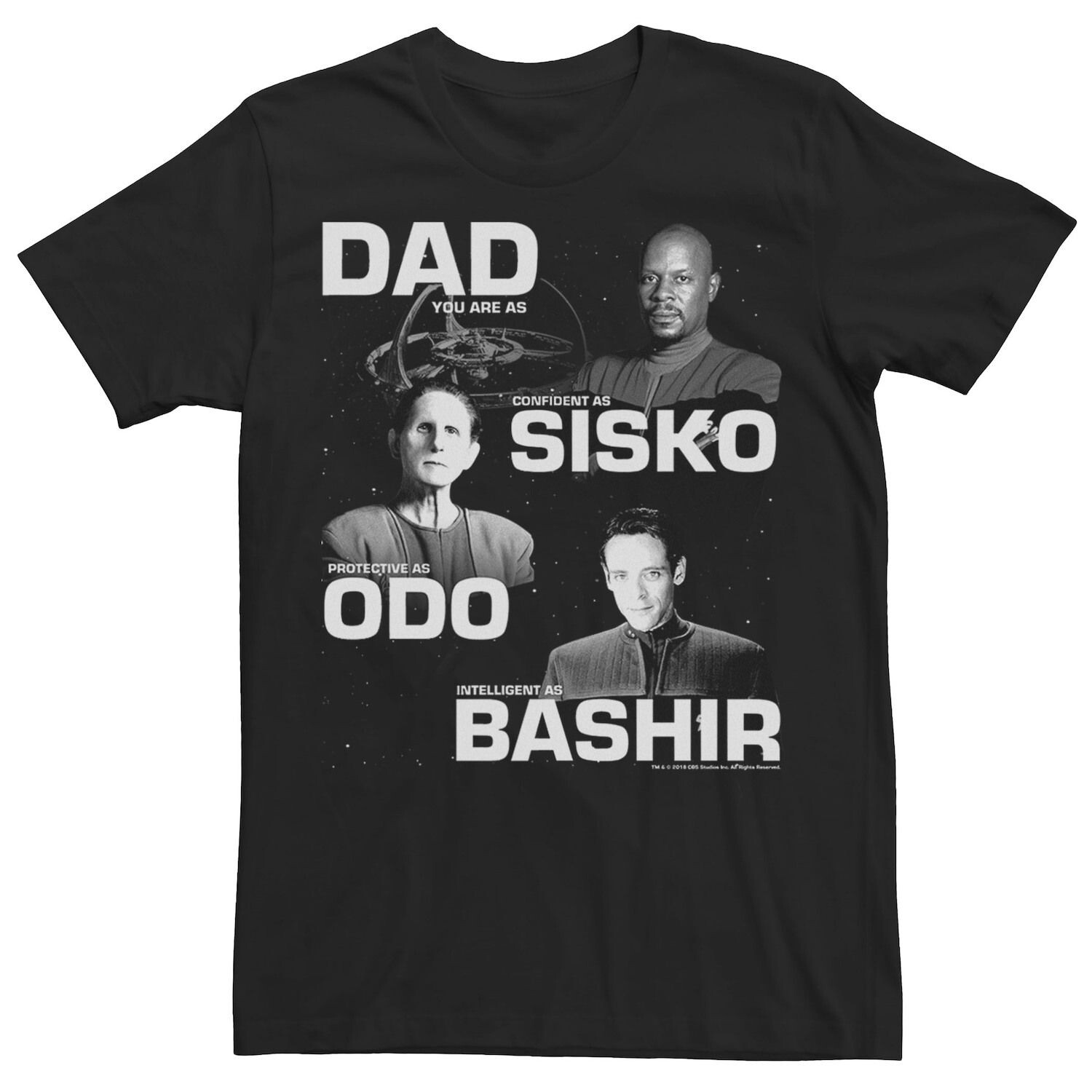 

Мужская футболка Star Trek Deep Space Nine Dad You Are As Tee Licensed Character