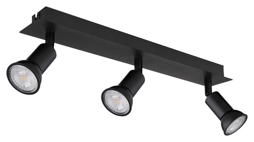 

Прожектор - черный - Ш 40 см - металл - 3 лампы Globo Lighting
