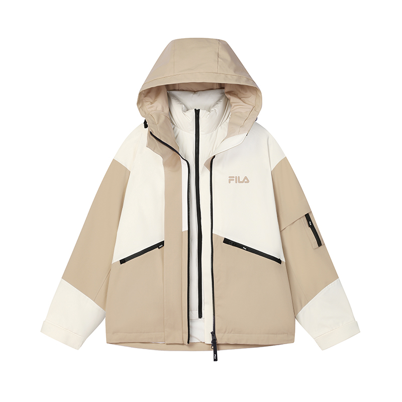 

FILA Женская пуховая куртка вязкая хаки, Glutinous Khaki