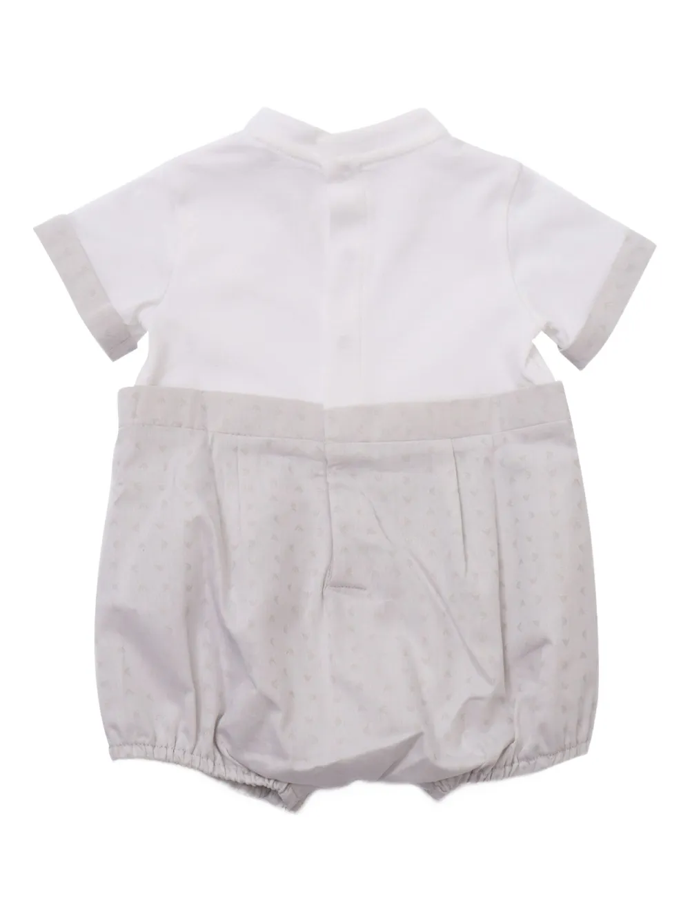 

Ромпер с логотипом Emporio Armani Kids, белый