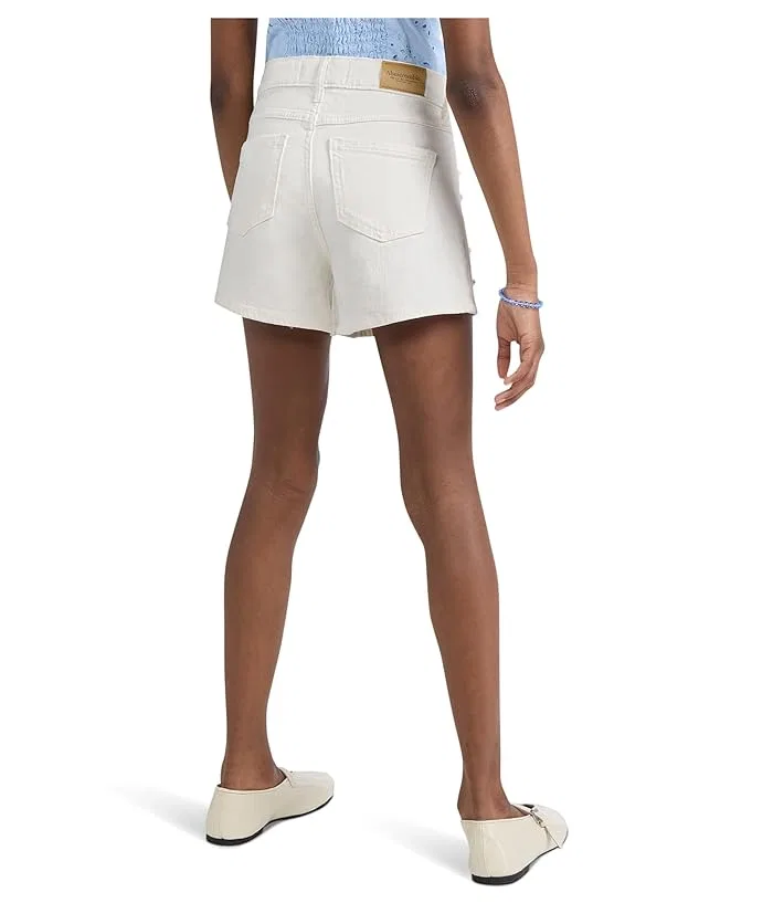 Шорты High-Rise Relaxed Pearly Twill abercrombie kids, Jet Stream — фото 4