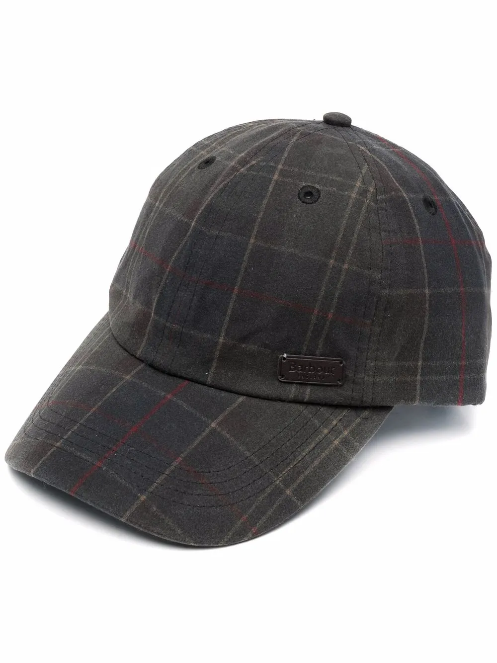 

Кепка в клетку Barbour, зеленый