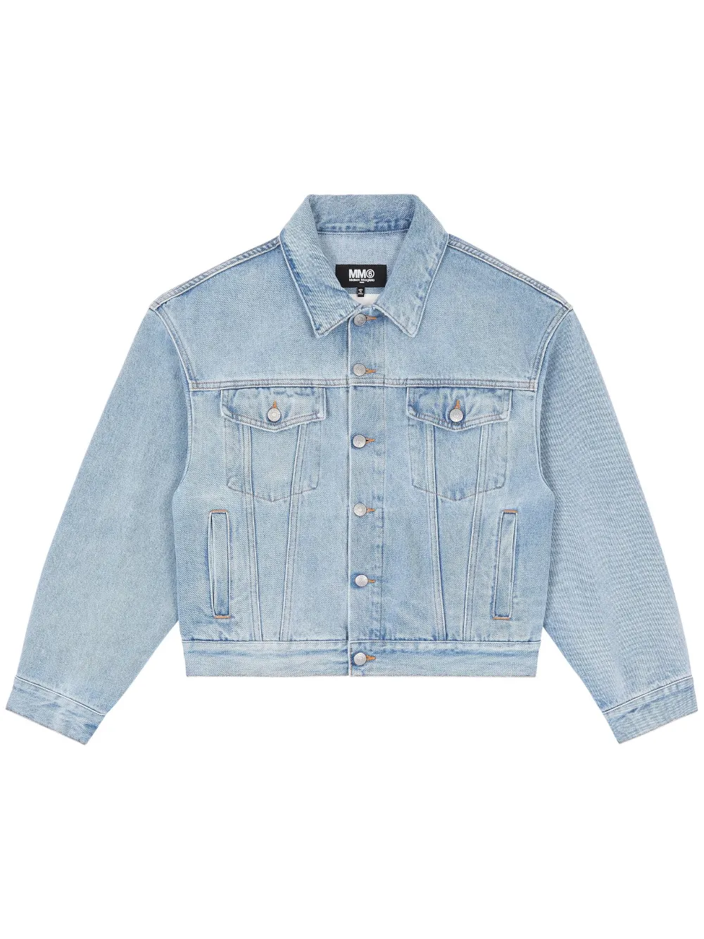 

Джинсовая куртка на пуговицах MM6 Maison Margiela, синий