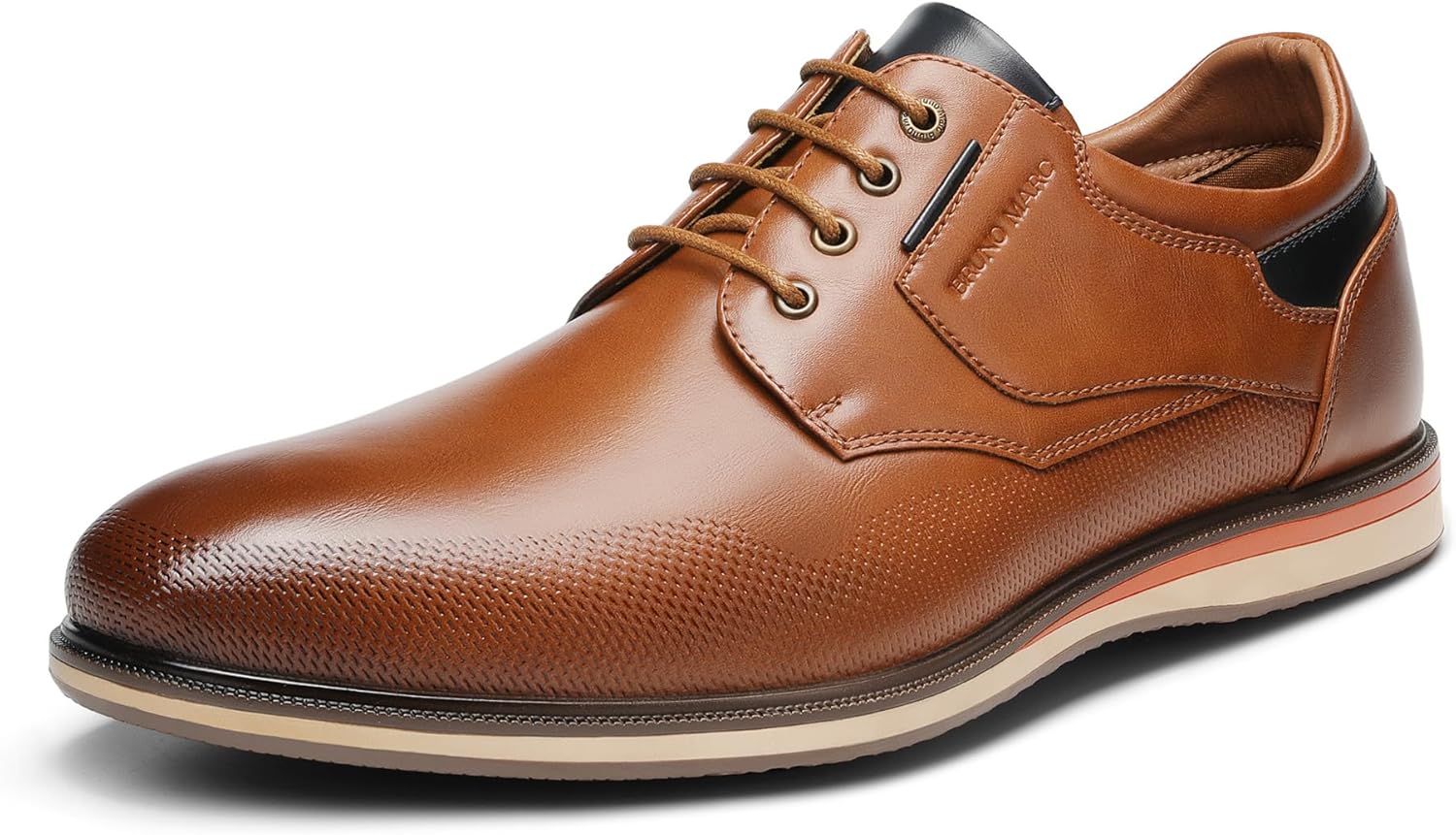 

Мужские повседневные деловые туфли Брюно Марк, оксфорды Bruno Marc, 8/Tan