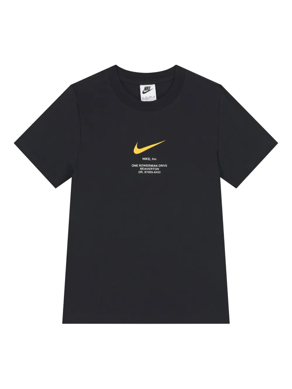 Футболка с логотипом Nike Kids, черный