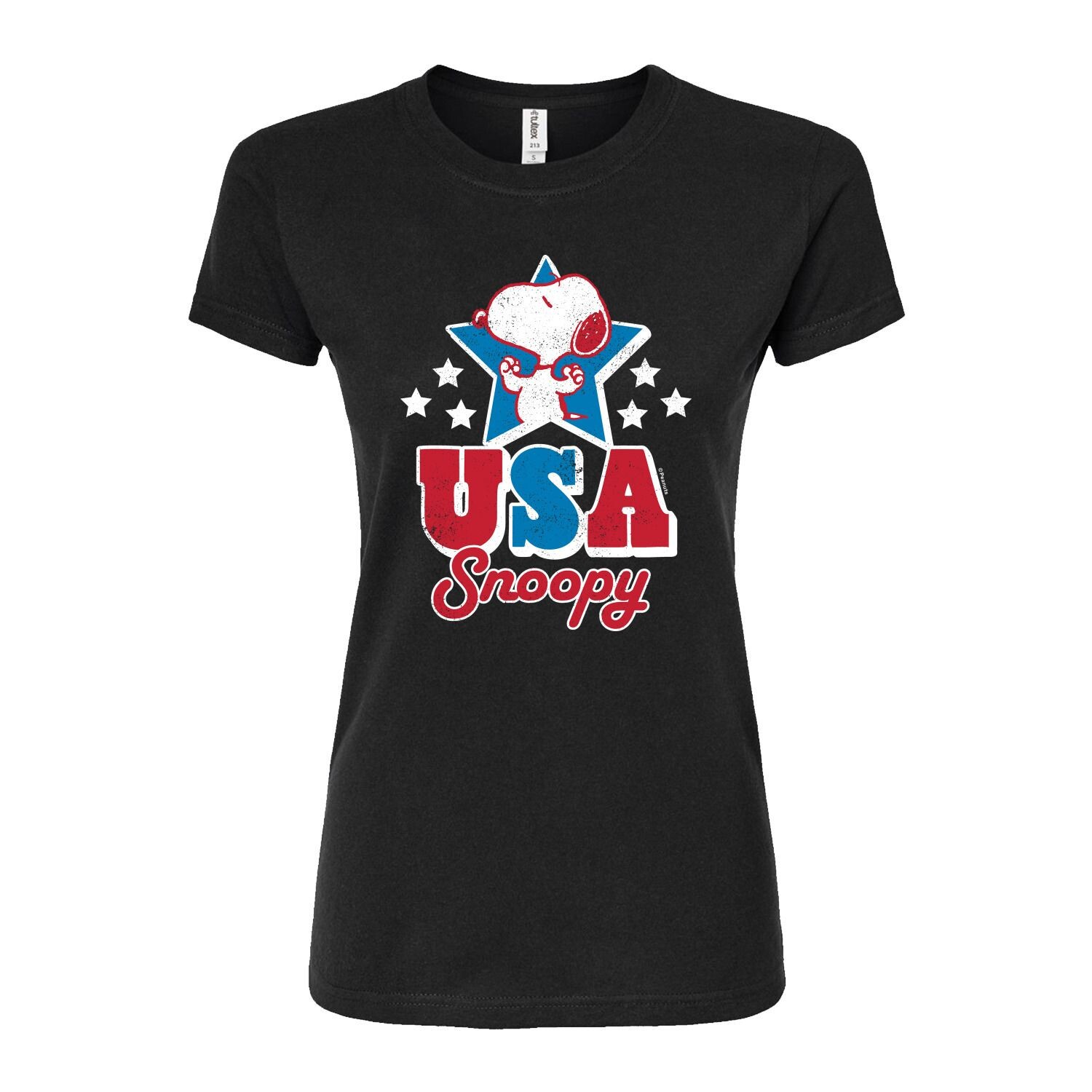 

Детская футболка с рисунком Peanuts Snoopy USA Snoopy Licensed Character, черный