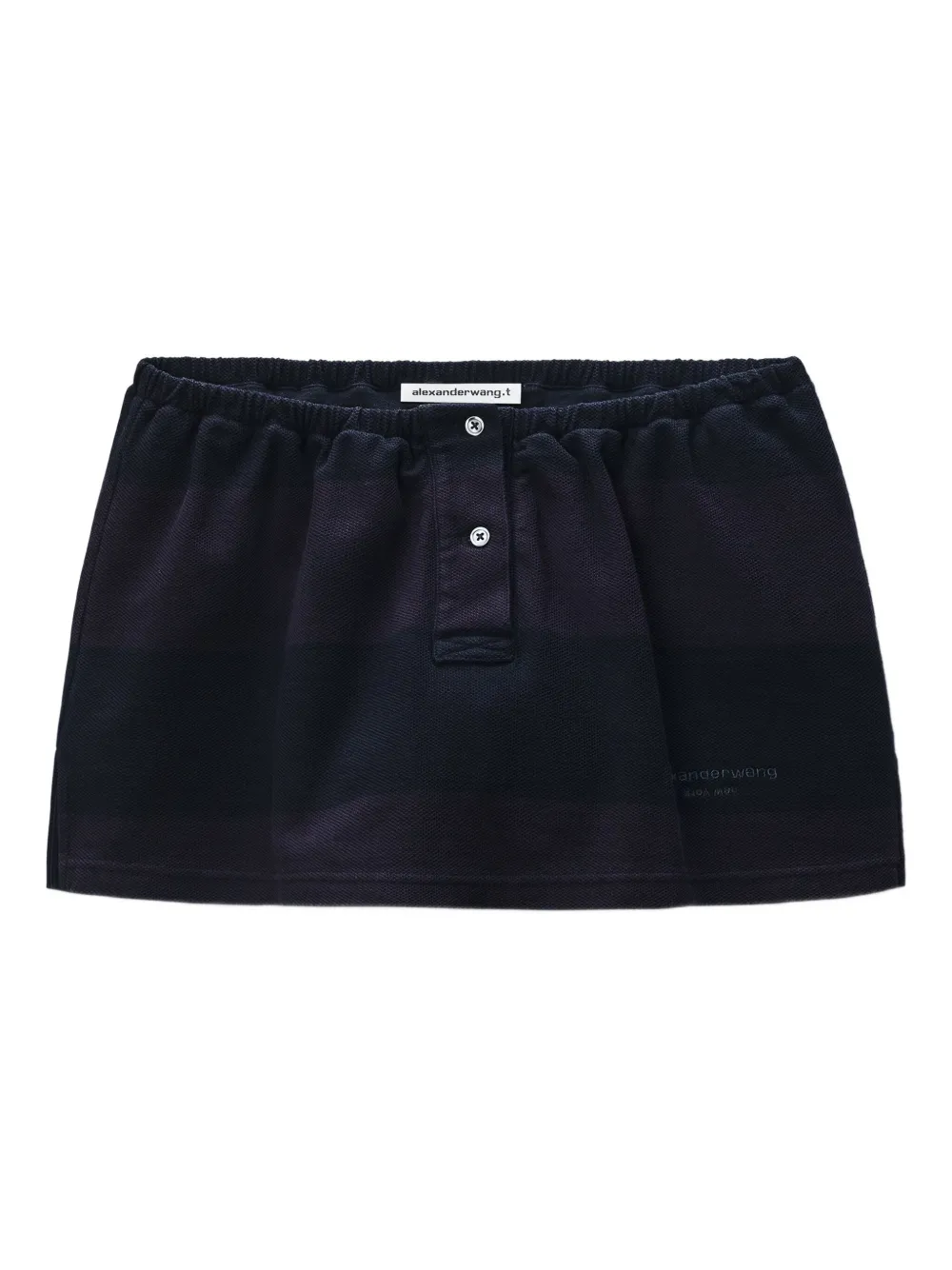 

Мини-юбка с резинкой на талии Alexander Wang, черный