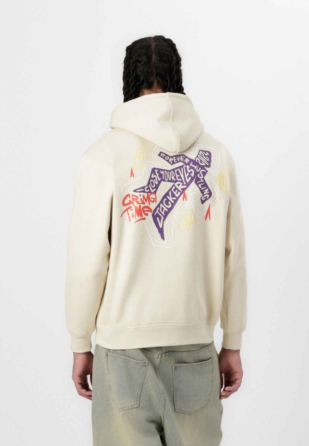 

Толстовка с капюшоном CRIME TIME HOODIE UNISEX - Sweatshirt Jacker, бежевый