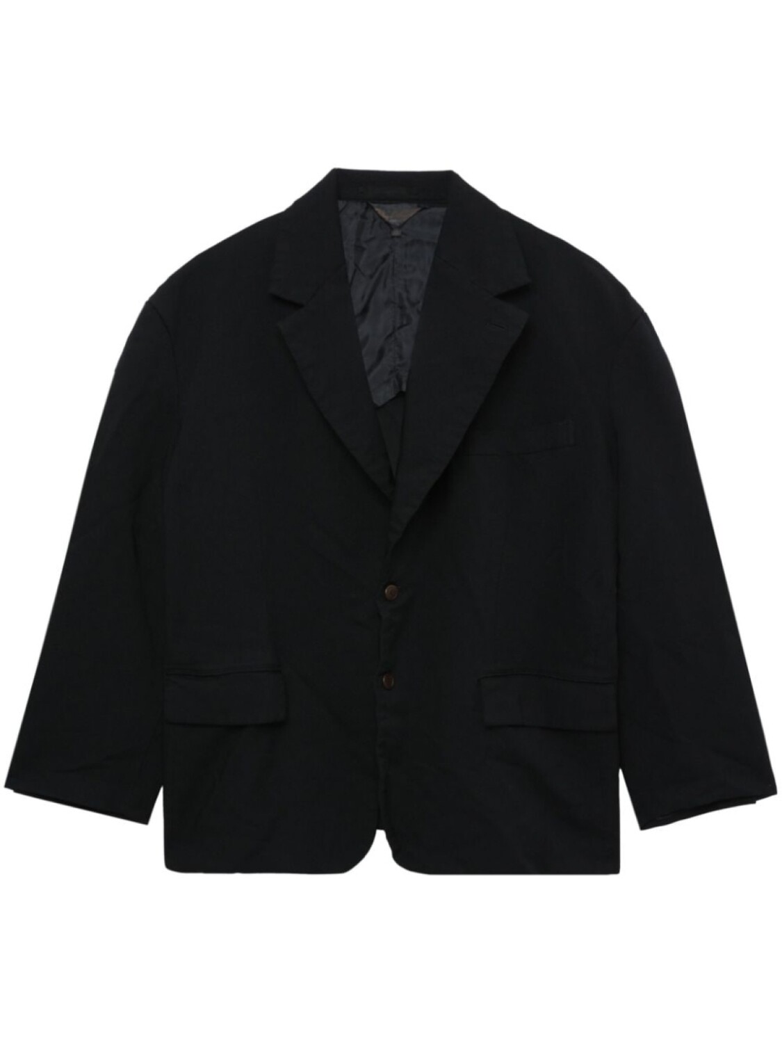 

Black Comme Des Garçons однобортный пиджак, черный
