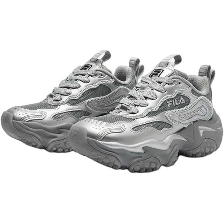 Детские кроссовки Hippo Anti Slip с низким верхом и износостойкостью FILA KIDS, серый — фото 2