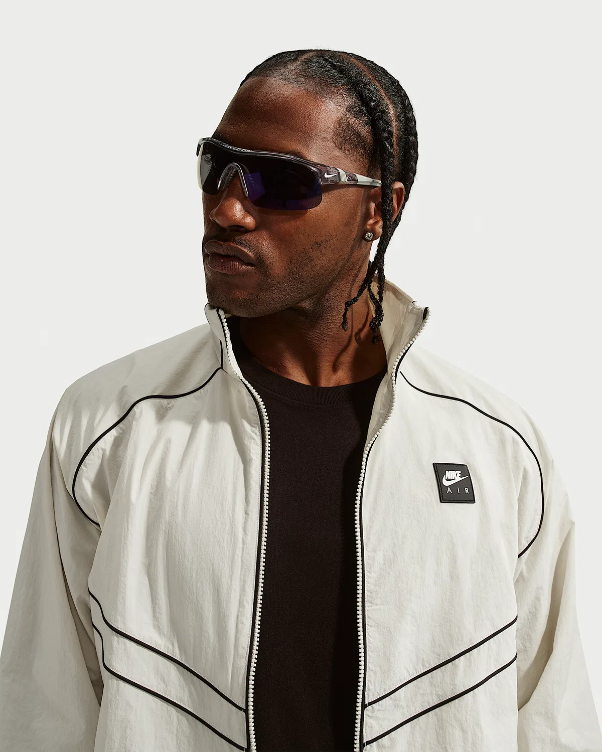 Мужская ветровка Windrunner Nike Air, Light Bone — фото 3