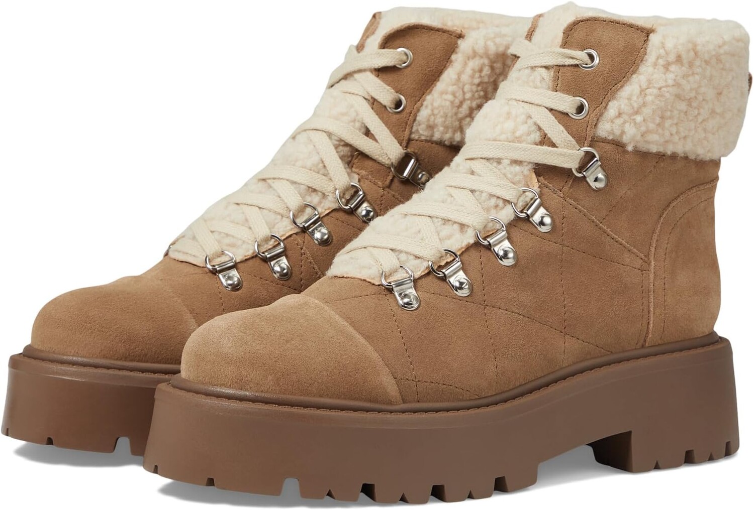 

Ботинки на шнуровке Reyen Steve Madden, цвет Oatmeal Suede