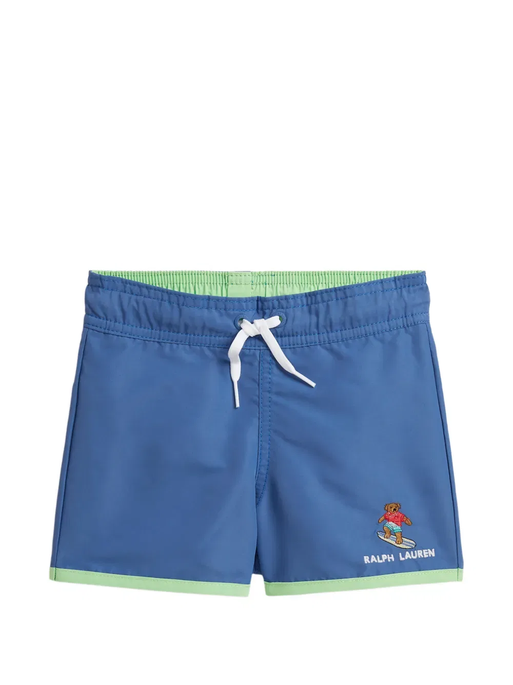 Плавки с вышитым изображением медведя поло Polo Ralph Lauren Kids, синий