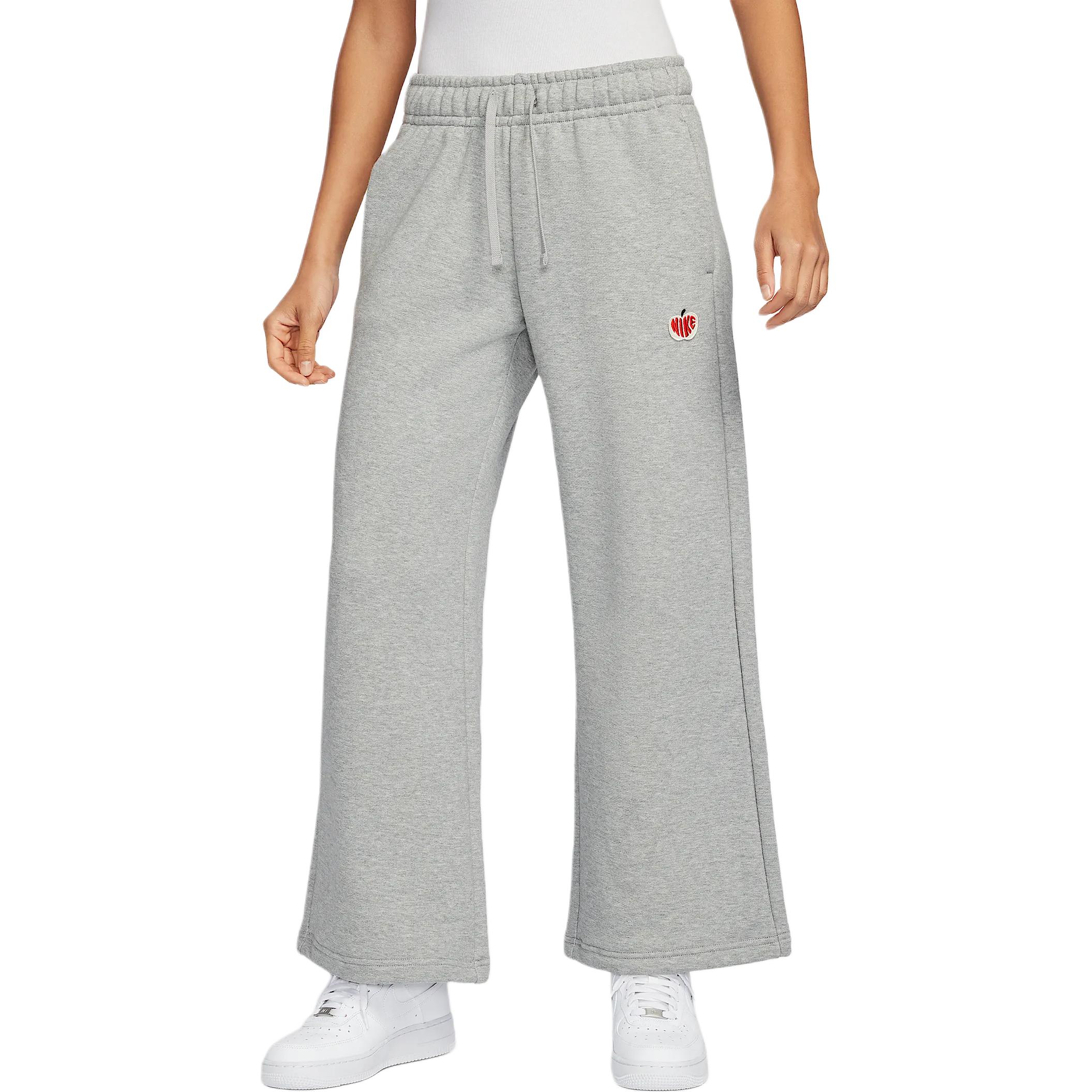 Спортивные вязаные спортивные штаны Women's Dark Gray Mixed Color Nike, темно-серый — фото 3