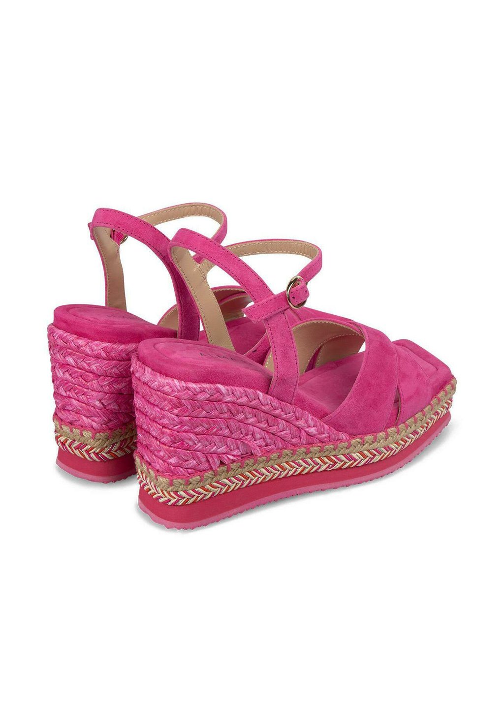 Босоножки на танкетке DE CON CIERRE HEBILLA - High heeled sandals Alma en Pena, цвет Fucsia Jaspeado — фото 4