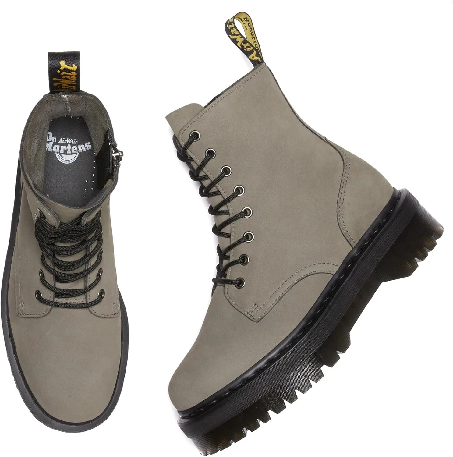 Ботинки Dr.Martens мужские с 8 люверсами Dr. Martens, серый — фото 2