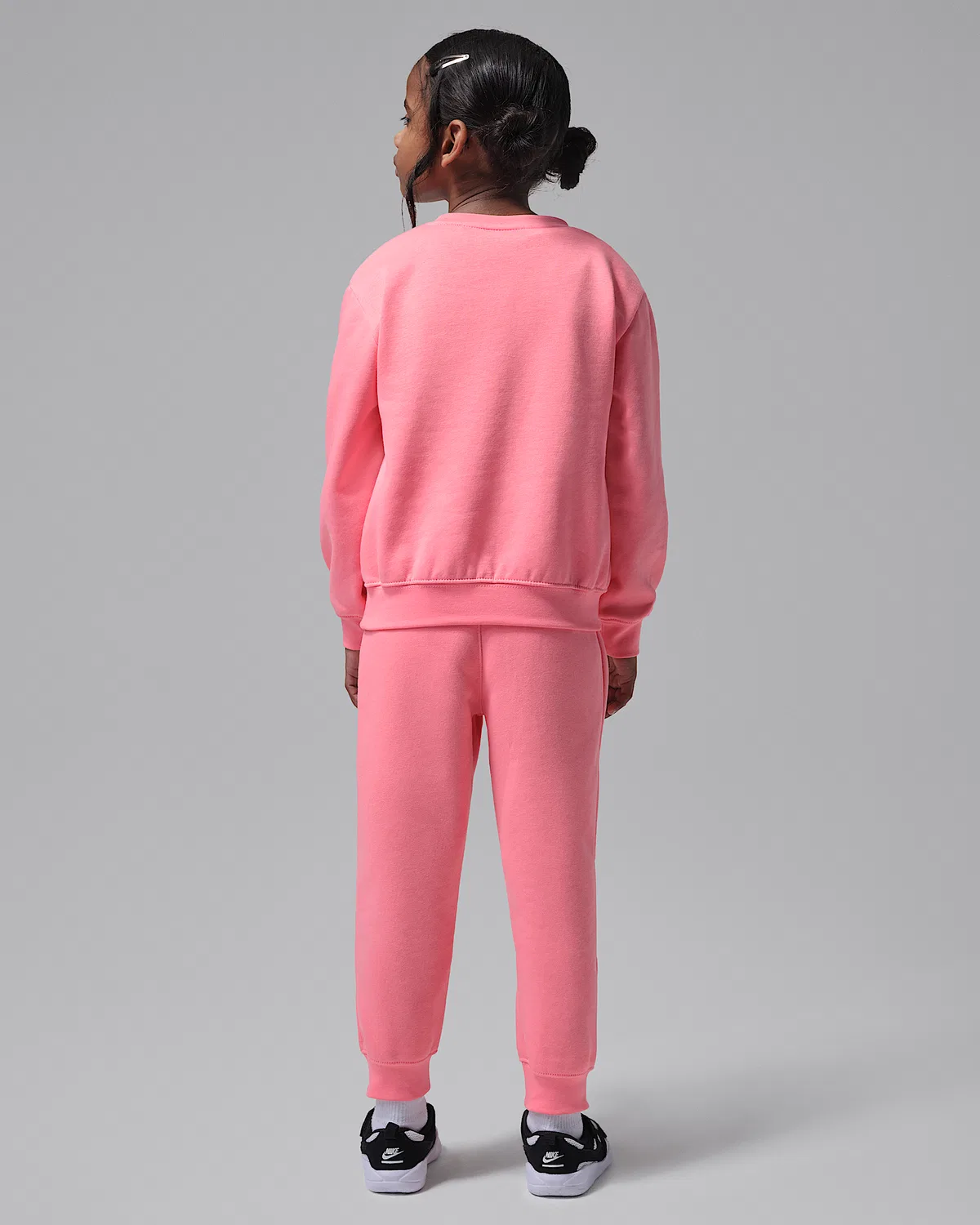 Детский набор из 2 предметов Jordan Brooklyn Fleece, Pink Gaze — фото 2