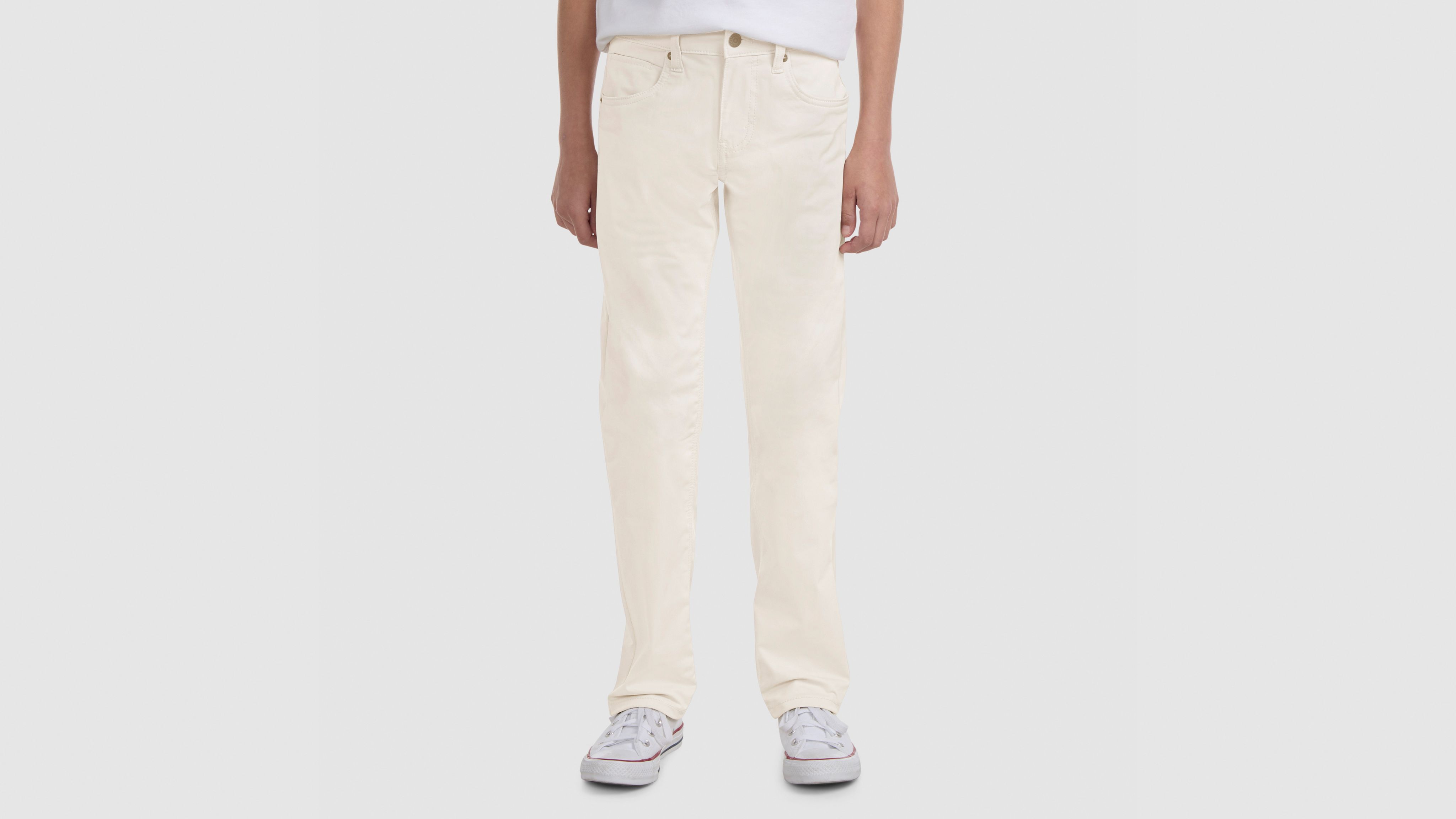 Узкие технологичные брюки 511 для мальчиков 8–20 лет Levi's, Oatmeal - Beige — фото 2