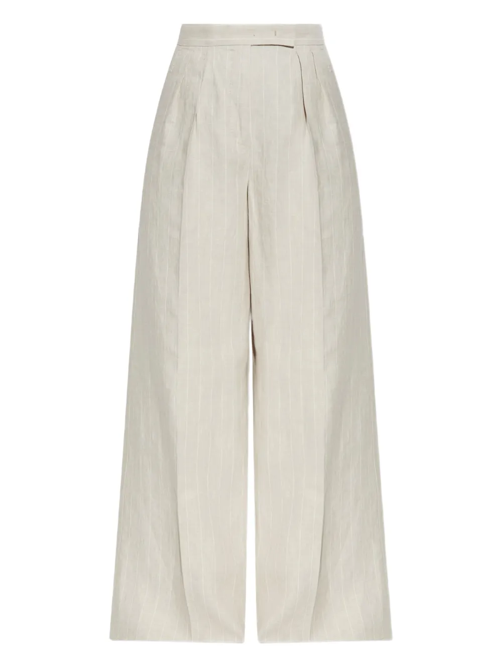 

Широкие брюки со складками MAX MARA, нейтральный