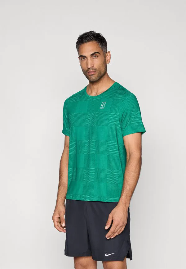 Спортивная футболка nikecourt advantage с принтом на верхней части Nike Performance, Malachite/White