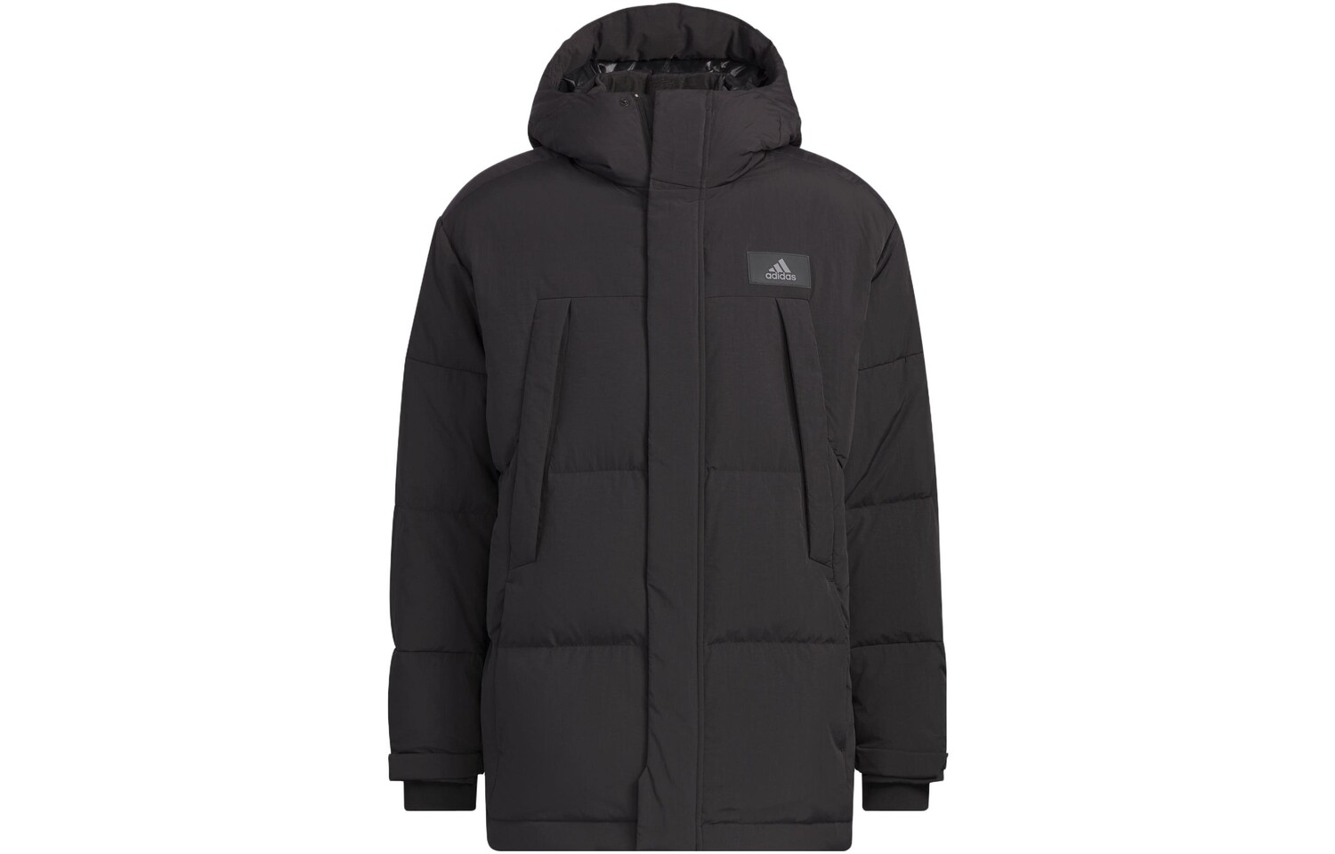 

Пуховик мужской черный/черный/серый Adidas, черный